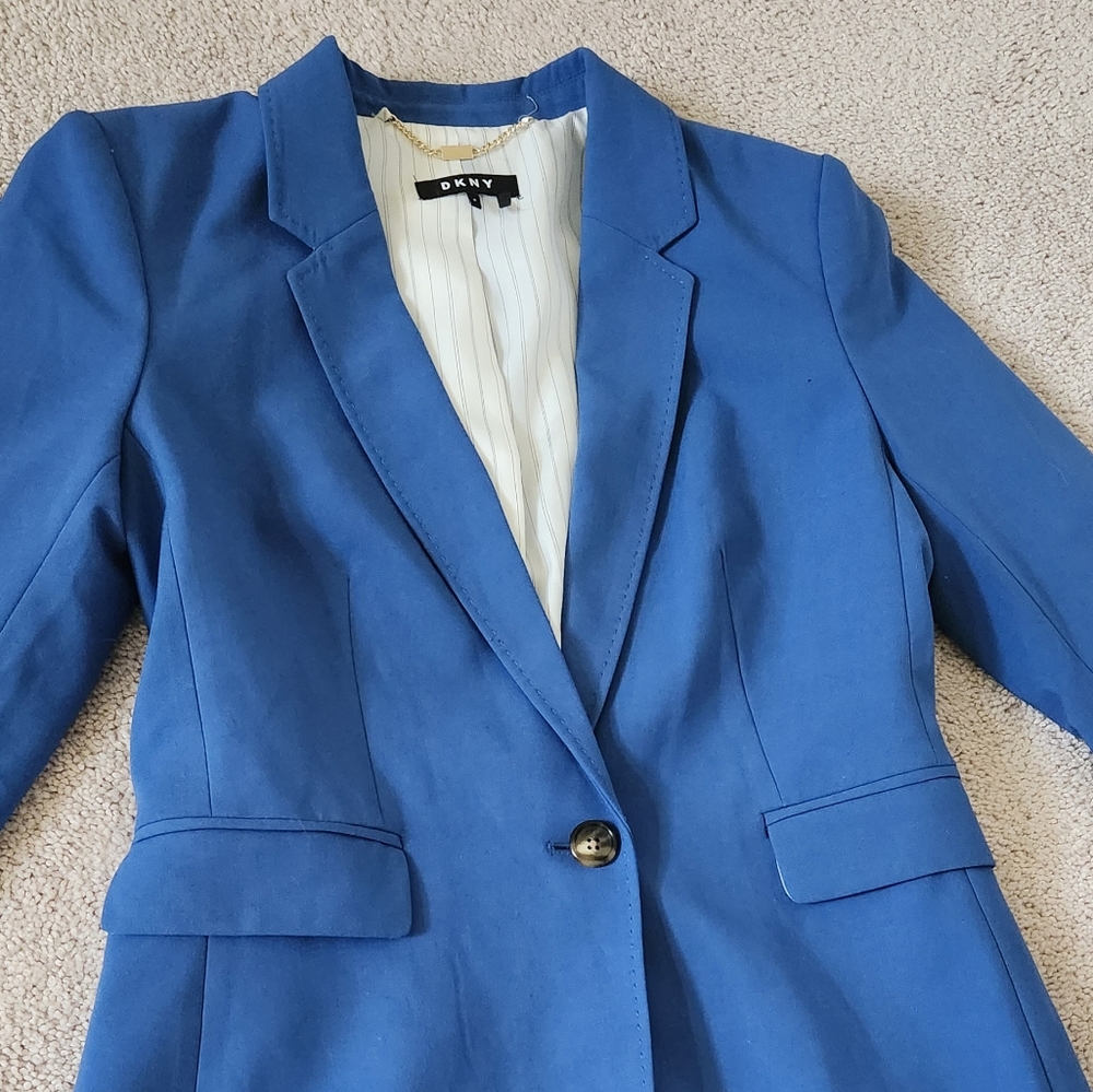 Dark Periwinkle Blue Blazer
